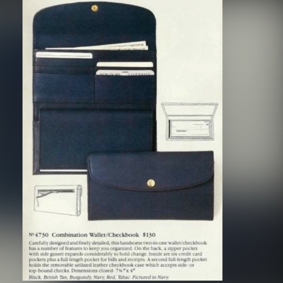 Vintage Coach Tabac Combination Wallet/Checkbook #4730 NY Original! NWT - Picture 12 of 13